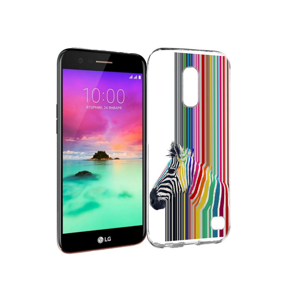 

Чехол MyPads Tocco для LG K10 (2017) радужная зебра (PT53386.73.565), Прозрачный, Tocco