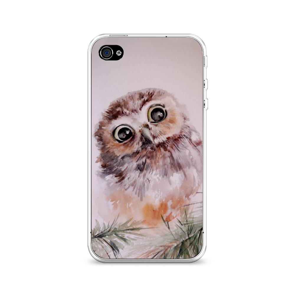 

Чехол Awog на Apple iPhone 4/4S / Айфон 4/4S "Сова на розовом", Разноцветный, 10150-1