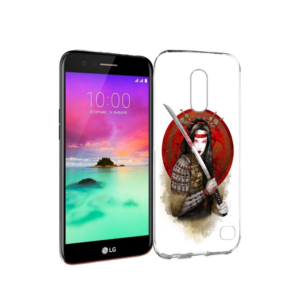 

Чехол MyPads Tocco для LG K10 (2017) рисованная девушка с катаной (PT53386.73.580), Прозрачный, Tocco