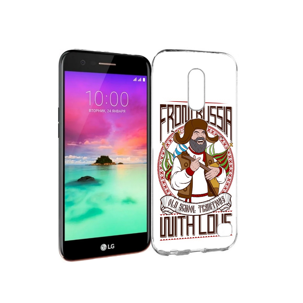 

Чехол MyPads Tocco для LG K10 (2017) русский мужчина (PT53386.73.590), Прозрачный, Tocco
