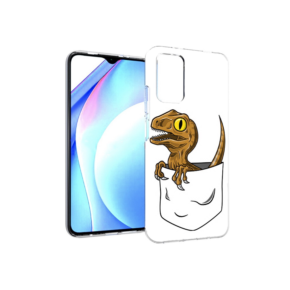 Чехол MyPads Tocco для Xiaomi Redmi 9T динозавр в кармане (PT226951.281.327)