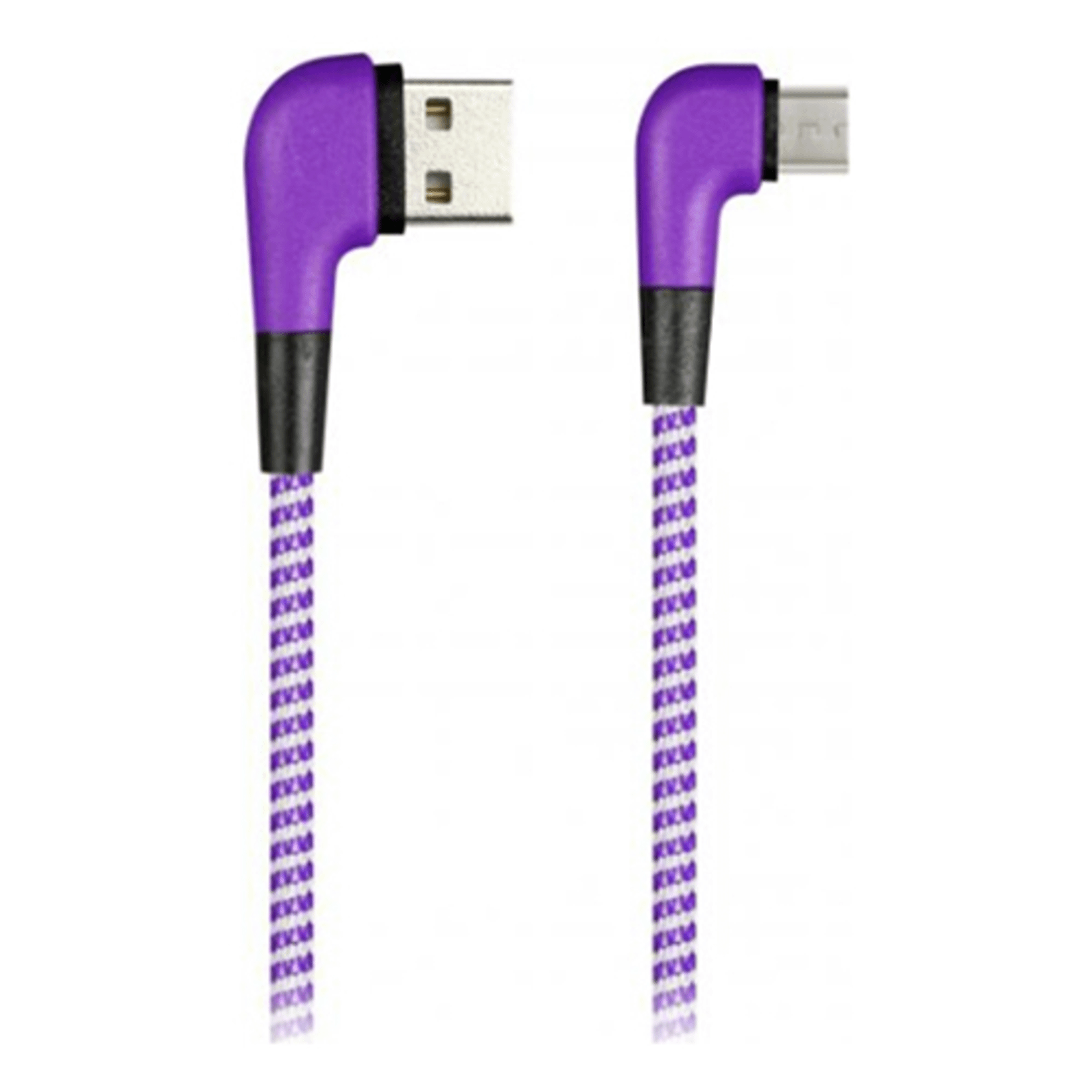 

USB кабель Smartbuy MicroUSB-L-образный фиолетовый