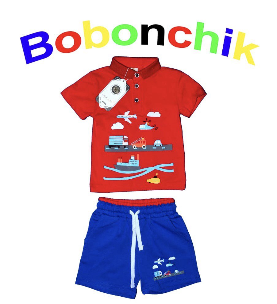 Костюм детский Bobonchik КБЦ, красный, 92