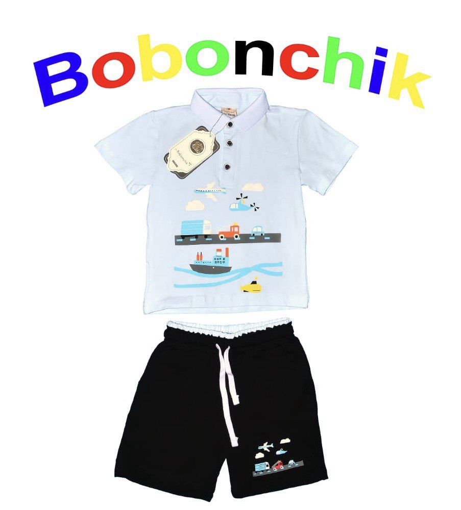 

Костюм детский Bobonchik КБЦ, белый, 92, Белый;черный, КБЦ
