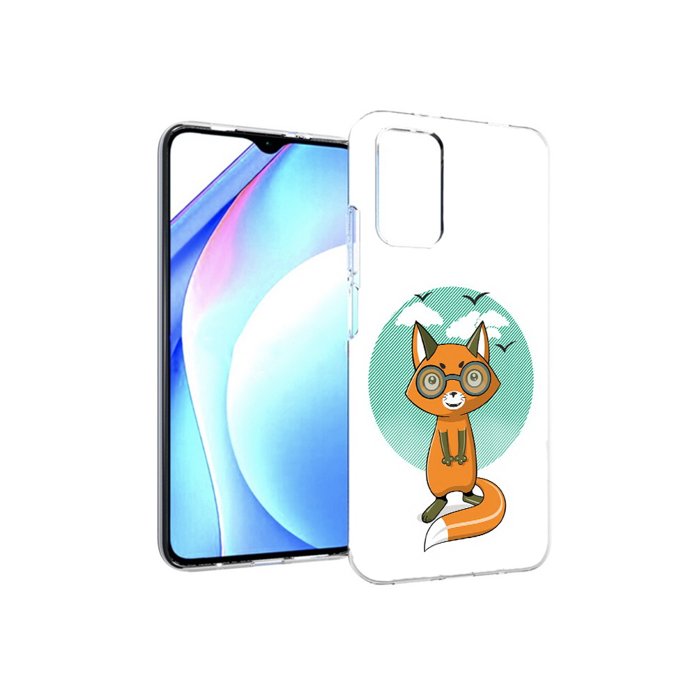 

Чехол MyPads Tocco для Xiaomi Redmi 9T задумчивая лиса (PT226951.281.348), Прозрачный, Tocco