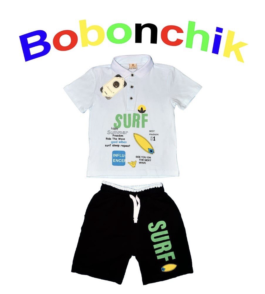 

Костюм детский Bobonchik КБЦ, белый, 116, Белый;черный, КБЦ