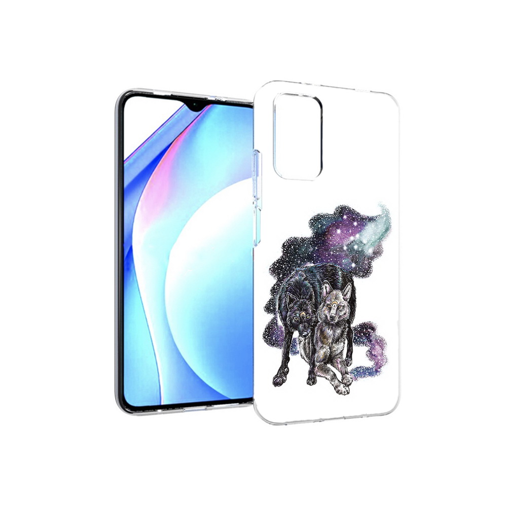 

Чехол MyPads Tocco для Xiaomi Redmi 9T звездные волки (PT226951.281.352), Прозрачный, Tocco