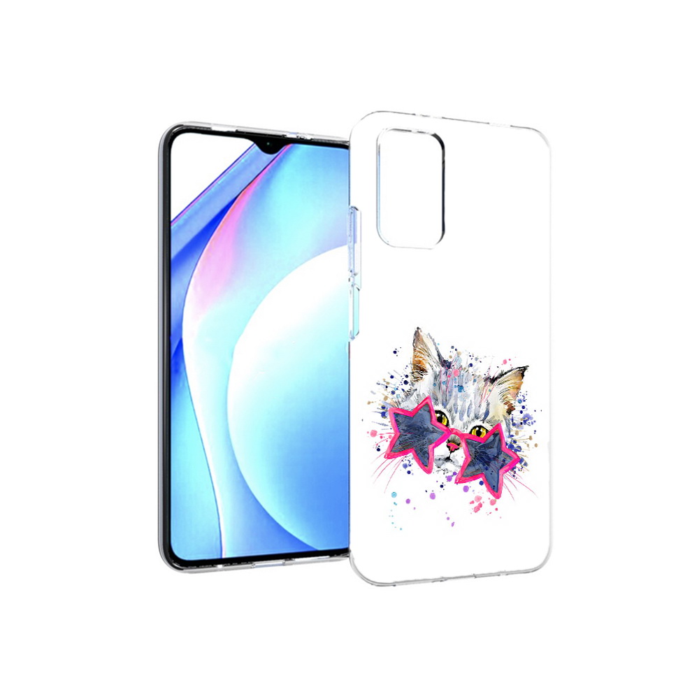 Чехол MyPads Tocco для Xiaomi Redmi 9T звездные очки (PT226951.281.353)