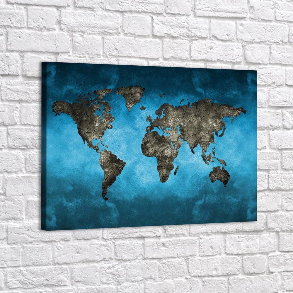 

Картина Red Panda Карта Мира - p5367040х60