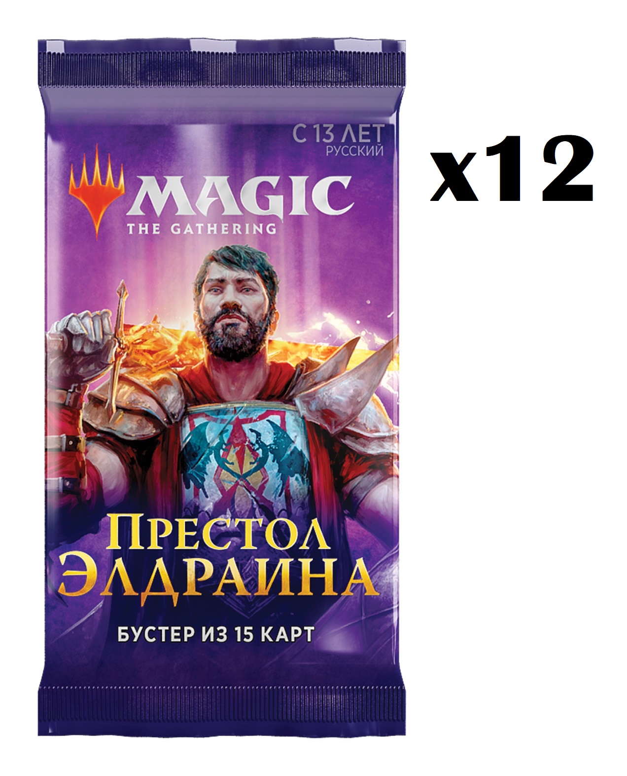 фото Mtg: 12 бустеров издания престол элдраина на русском языке magic: the gathering