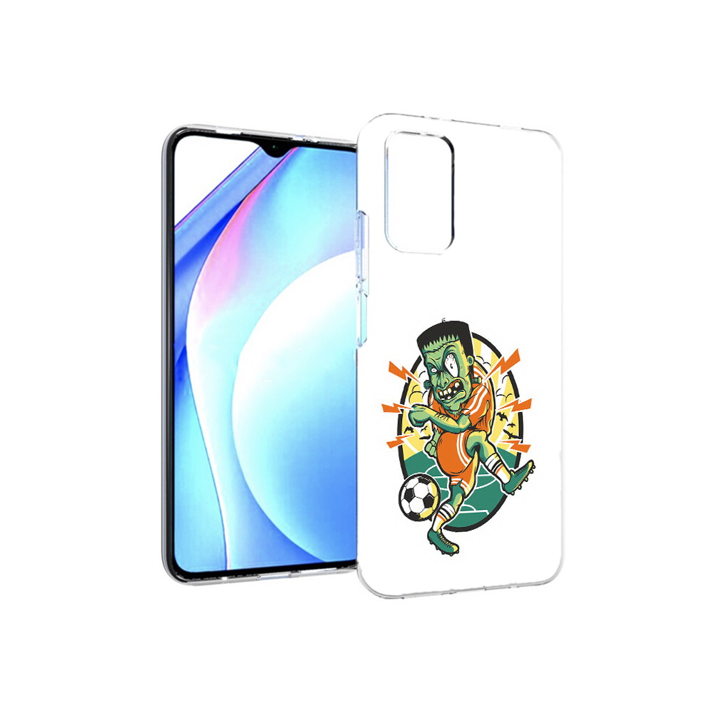 

Чехол MyPads Tocco для Xiaomi Redmi 9T зомби футболист (PT226951.281.368), Прозрачный, Tocco