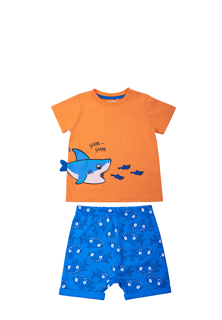 

Костюм детский Kari baby SS23B17201009, оранжевый, голубой, 74, SS23B17201009