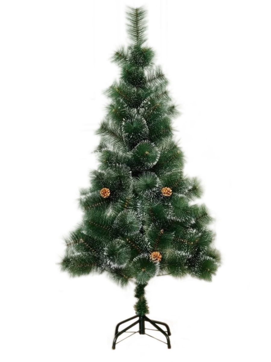 фото Искусственная елка новогодняя urm t00277 120 см зеленая заснеженная