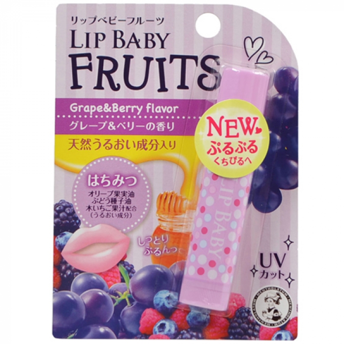 

Mentholatum Увлажняющий бальзам для губ - Lip Baby, виноград и лесные ягоды