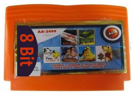 

Картридж Сборник игр 6 в 1 AA-2499 CHIP and DALE 2 / TURTLES 3 / ALADDIN 1+3 (8 bit)