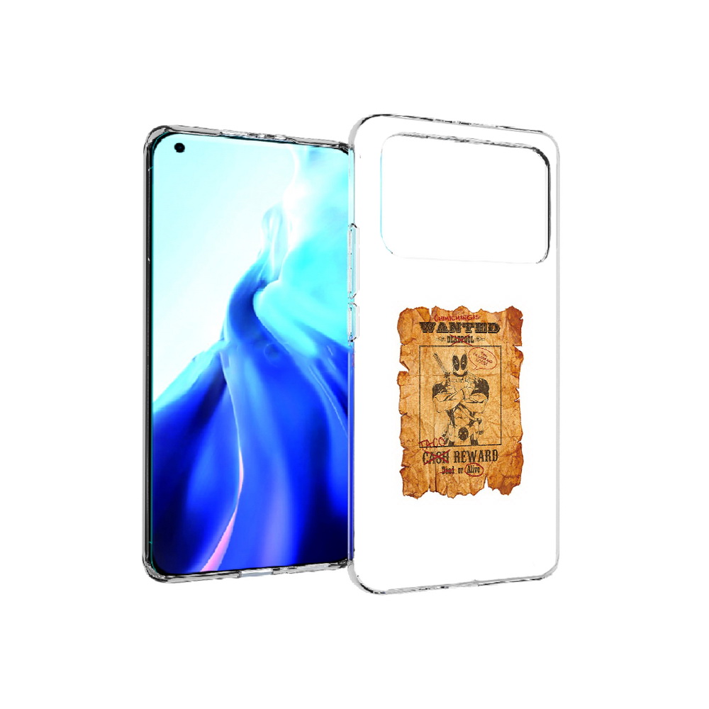 

Чехол MyPads Tocco для Xiaomi Mi 11 Ultra дедпул (PT160500.261.317), Прозрачный, Tocco