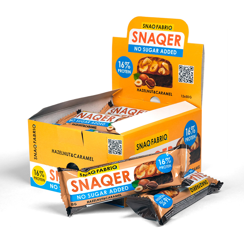 

BOMBBAR BOMBBAR Snaq Fabriq, 30 шт, вкус: фундук-карамель