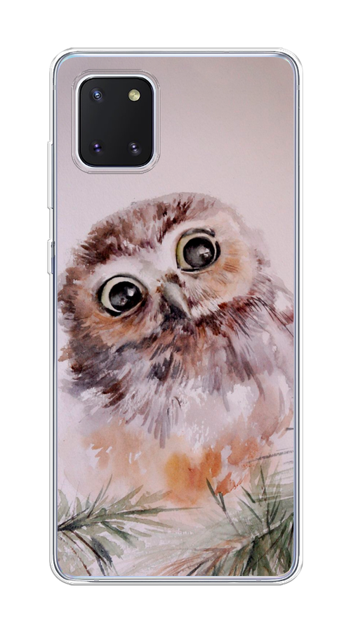 

Чехол Awog на Samsung Galaxy Note 10 Lite "Сова на розовом", Разноцветный, 29150-1
