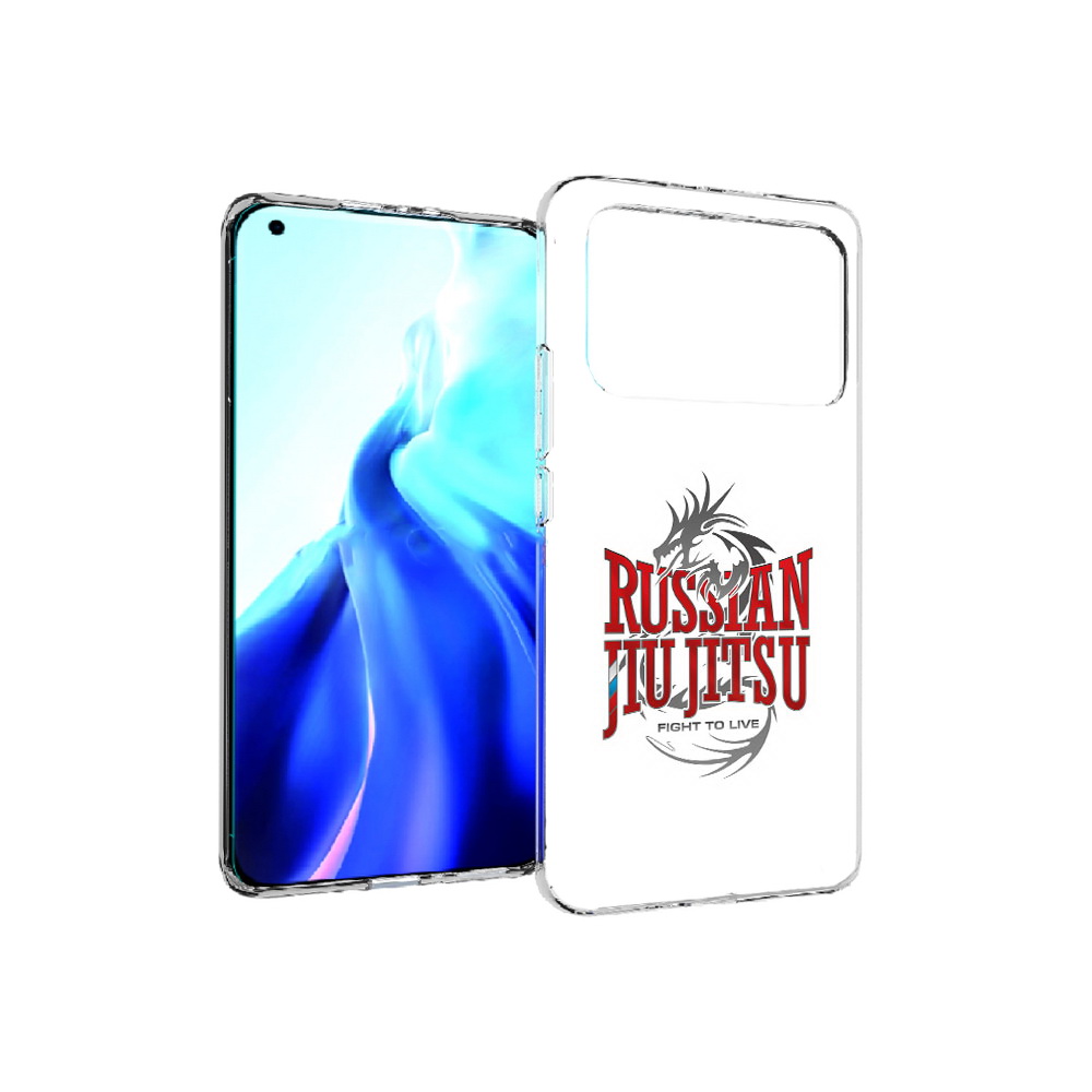

Чехол MyPads Tocco для Xiaomi Mi 11 Ultra джиу джитсу (PT160500.261.321), Прозрачный, Tocco