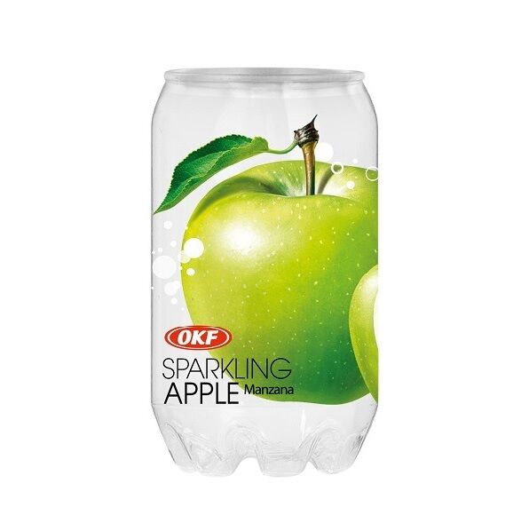 Напиток газированный OKF Sparkling Зелёное яблоко, 0,35 л х 24 шт