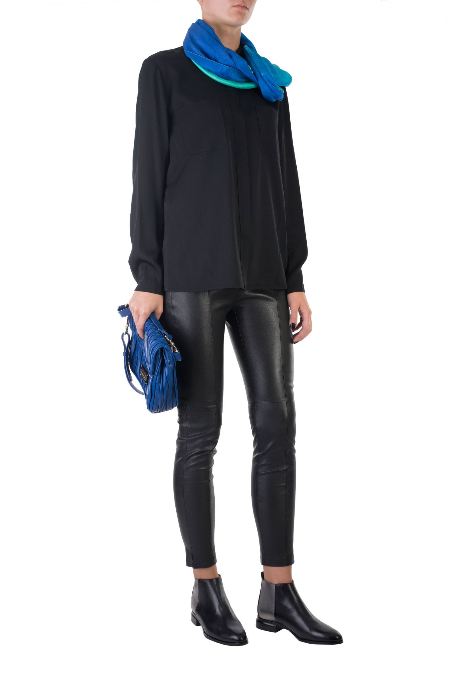 

Леггинсы женские Emporio Armani 67120 черные 40, 67120