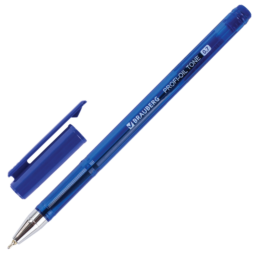 

Набор из 24 шт, Ручка шариковая масляная Brauberg PROFI-OIL TONE, синяя, узел 0,7 мм