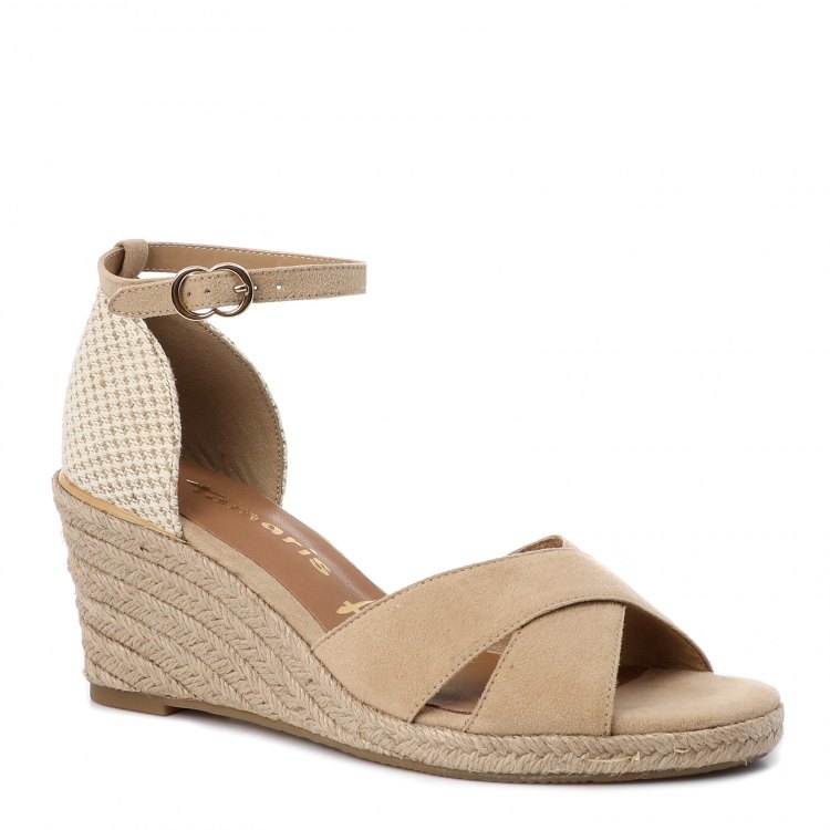 

Эспадрильи женские Tamaris 1-1-28026-36_2572910 бежевые 38 EU, 1-1-28026-36_2572910