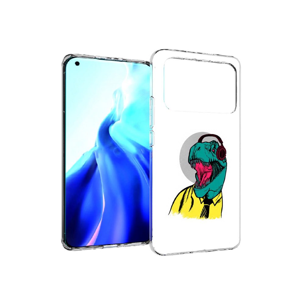 

Чехол MyPads Tocco для Xiaomi Mi 11 Ultra дино (PT160500.261.326), Прозрачный, Tocco