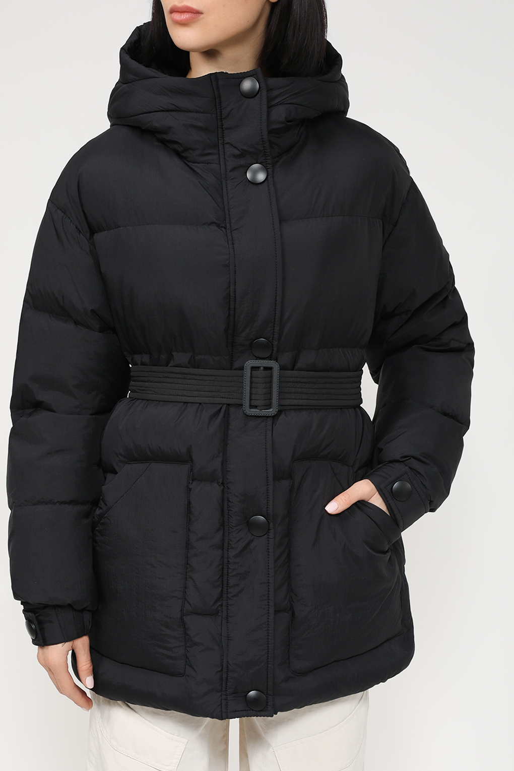 

Пуховик женский Belucci BL23089273 черный 48, BL23089273