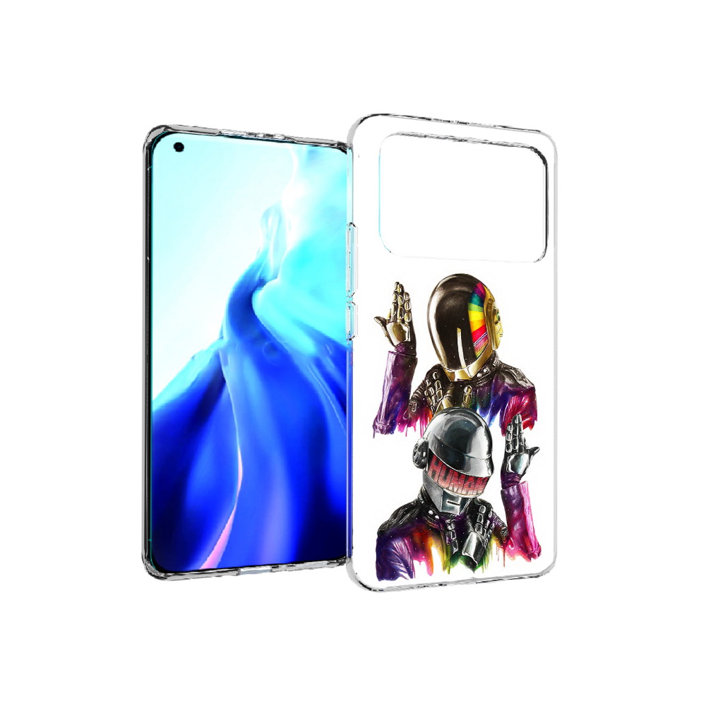

Чехол MyPads Tocco для Xiaomi Mi 11 Ultra диско космонавты (PT160500.261.329), Прозрачный, Tocco