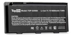 Батарея для ноутбуков TOPON TOP-GX660, 6600мAч, 11.1В