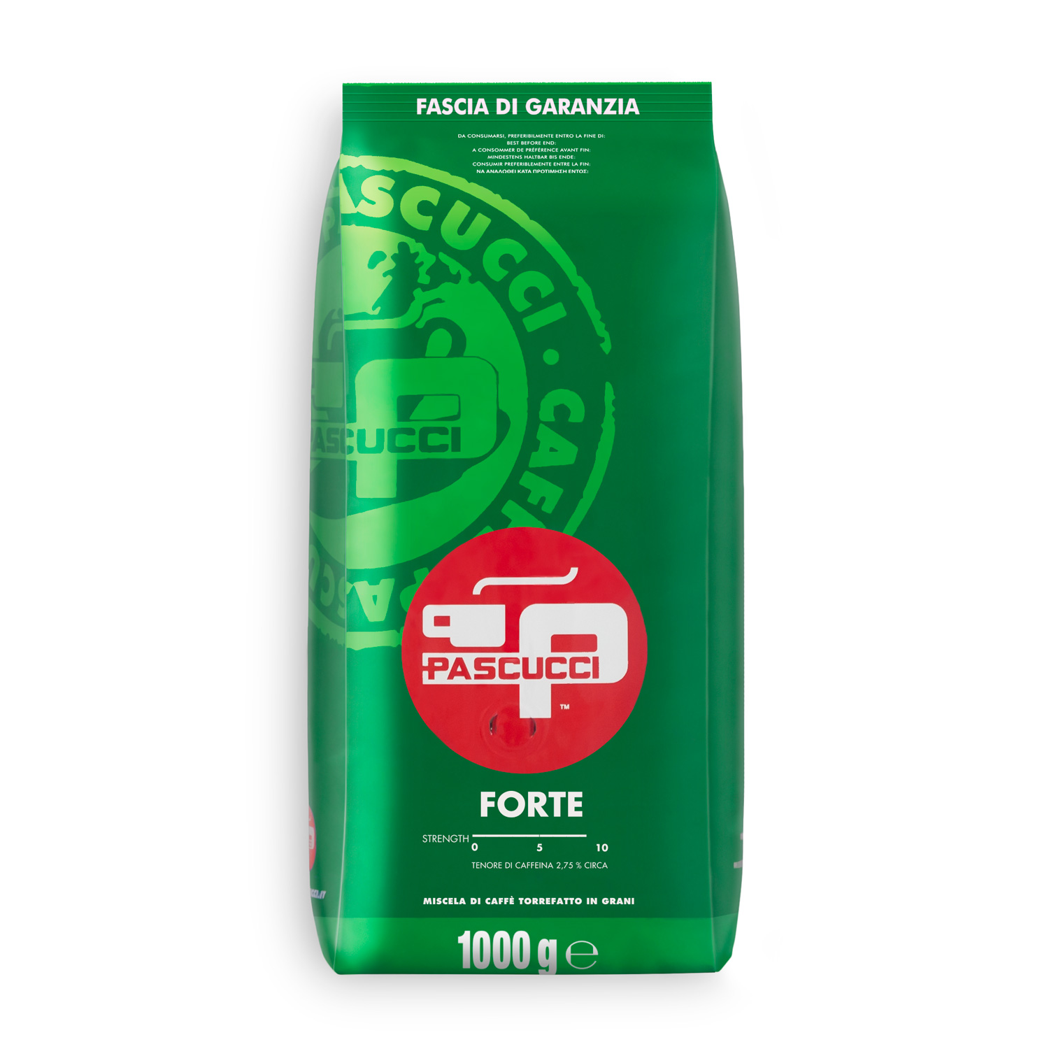 

Кофе в зернах Pascucci FORTE W.M 1000 г., FORTE W.M