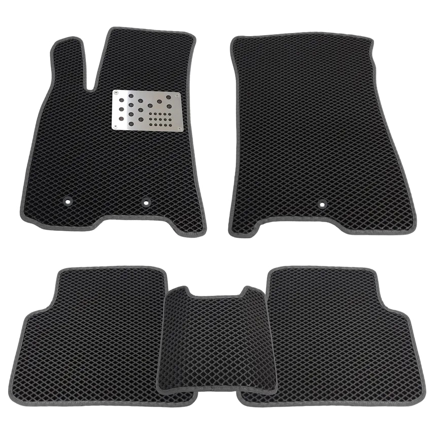 

Автомобильные Коврики Салона Eva Черный Ромб С Серым Кантом Подпятник Для Toyota Land Crui