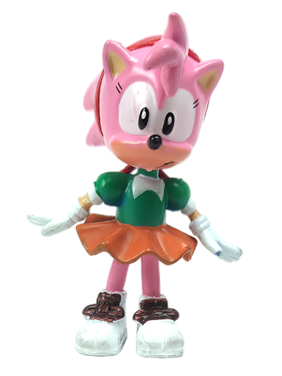 

Фигурка Соник Эми Роуз Sonic the Hedgehog вертится голова 6,5 см, Соник Эми Роуз Sonic the Hedgehog
