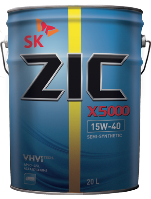 

Моторное масло ZIC X5000 15W40 минеральное 20 л ZIC 192604
