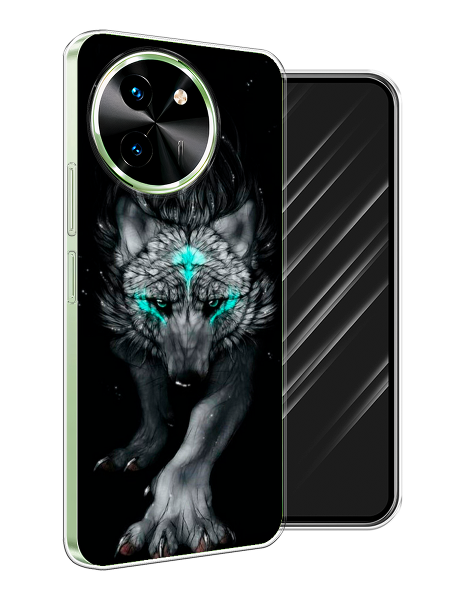 

Чехол Awog на Vivo T3x/Y38 5G "Волшебный волк", Черный;серый, 2610750-1