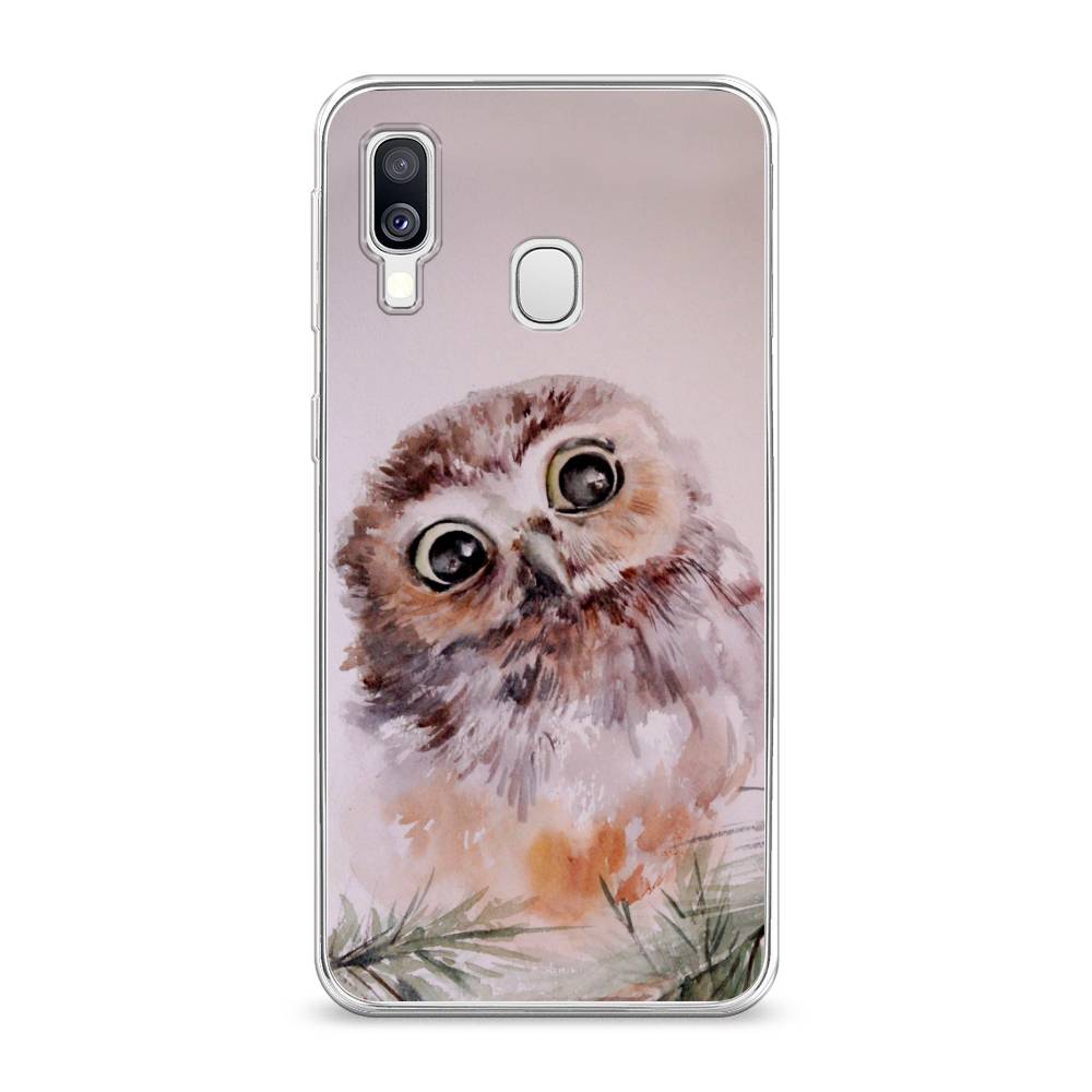 фото Чехол awog "сова на розовом" для samsung galaxy a40