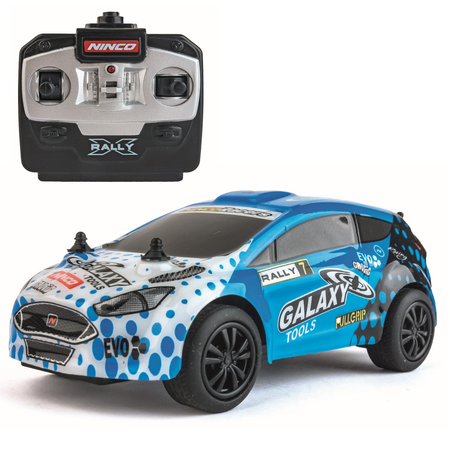 Машинка на радиоуправлении 1:30 Ninco X-RALLY GALAXY 2,4G slot car 1 43 scale set electric racing track rally sport cars toy for scx compact carrera go ninco scalextric track