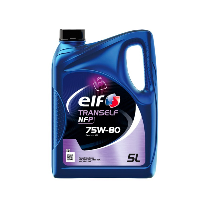 фото Трансмиссионное масло elf tranself nfp 75w80 синтетическое 213995, 5 л