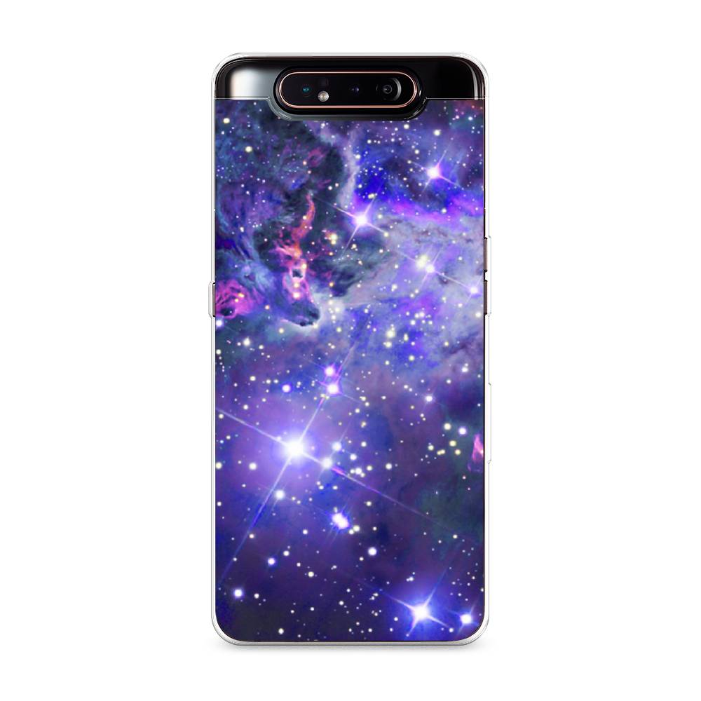 

Чехол Awog на Samsung Galaxy A80 "Яркая галактика", Разноцветный, 28350-4