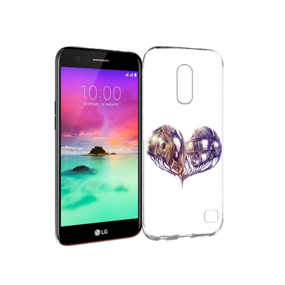 

Чехол MyPads Tocco для LG K10 (2017) сердце абстракция (PT53386.73.596), Прозрачный, Tocco