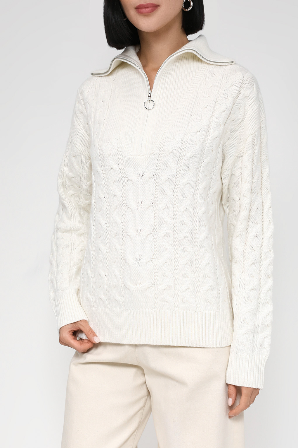 

Пуловер женский Belucci BL2308T1485 белый XL, BL2308T1485