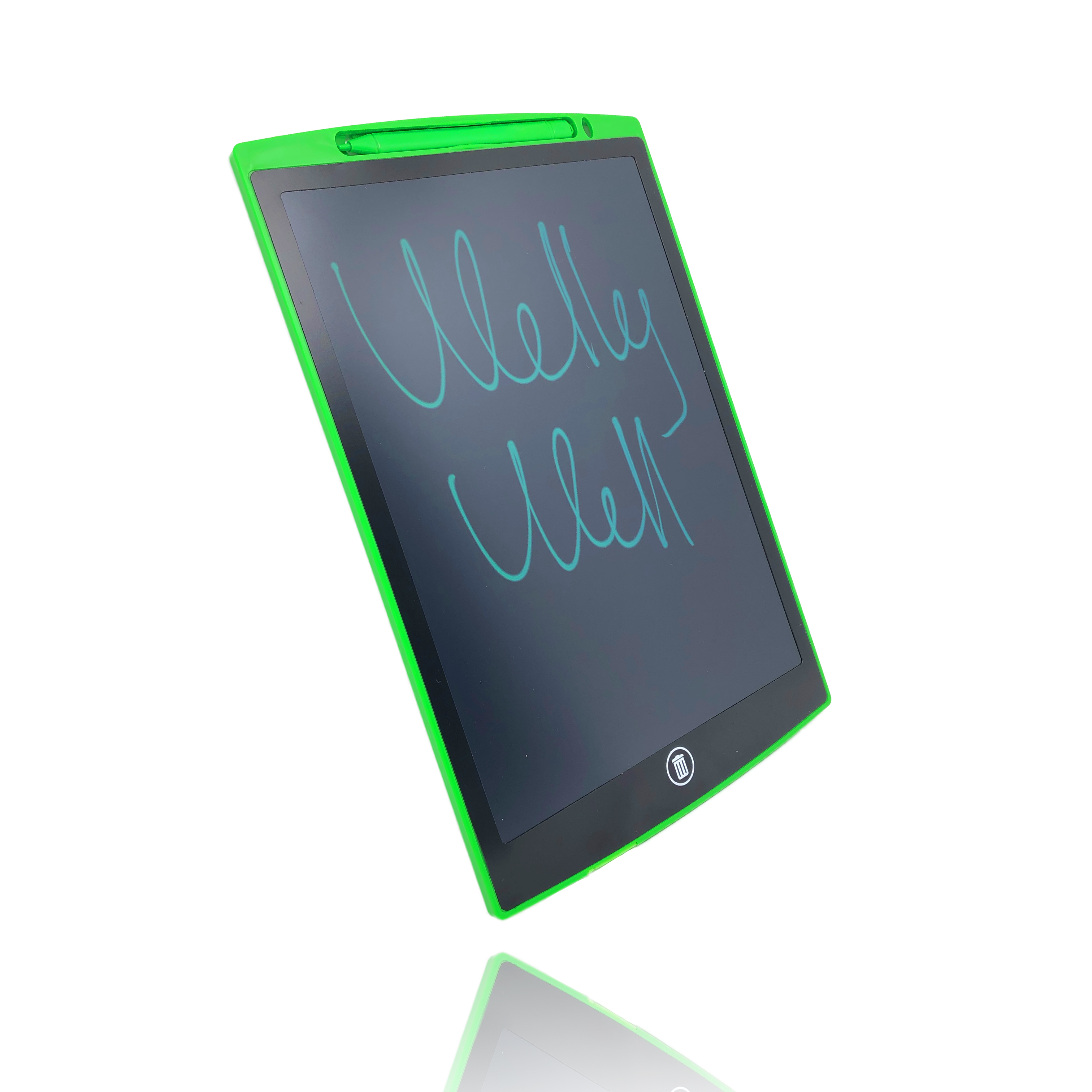 фото Графический планшет wellywell с lcd экраном 10" зеленый