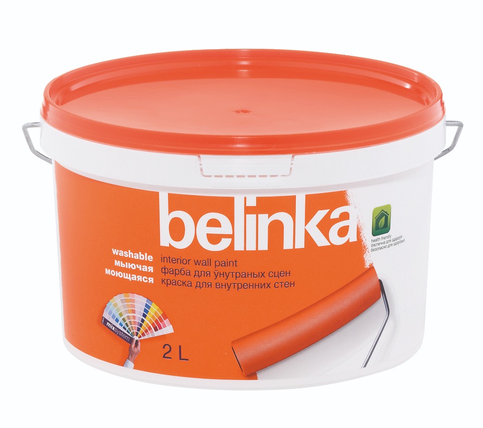 Краска BELINKA ВД моющаяся B3  для внутренних стен 1,86л.