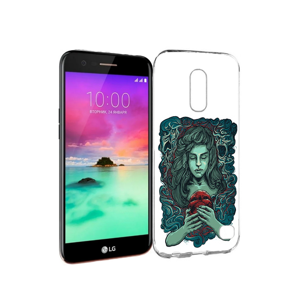 

Чехол MyPads Tocco для LG K10 (2017) спящая девушка (PT53386.73.619), Прозрачный, Tocco