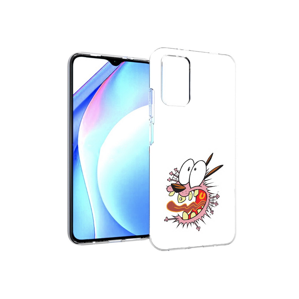 

Чехол MyPads Tocco для Xiaomi Redmi 9T испуганный бобик (PT226951.281.381), Прозрачный, Tocco
