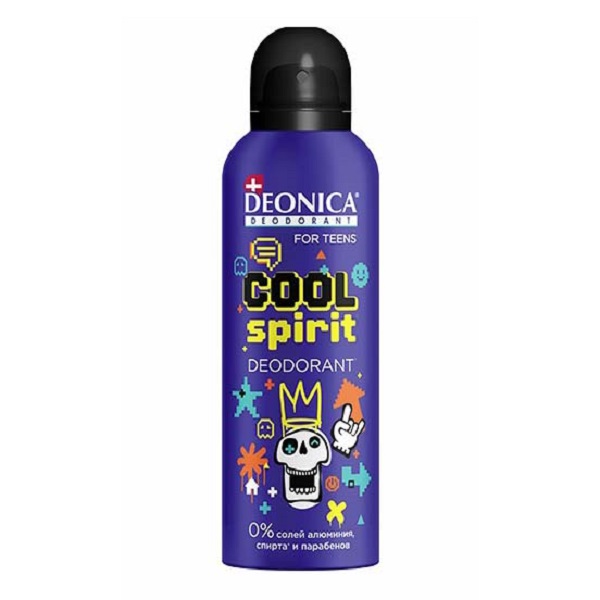 

Дезодорант аэрозоль для тела Deonica For Teens Cool Spirit детский 125 мл