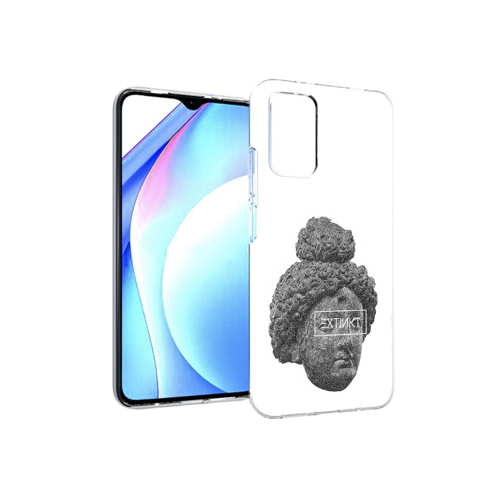 

Чехол MyPads Tocco для Xiaomi Redmi 9T каменное лицо девушки (PT226951.281.383), Прозрачный, Tocco