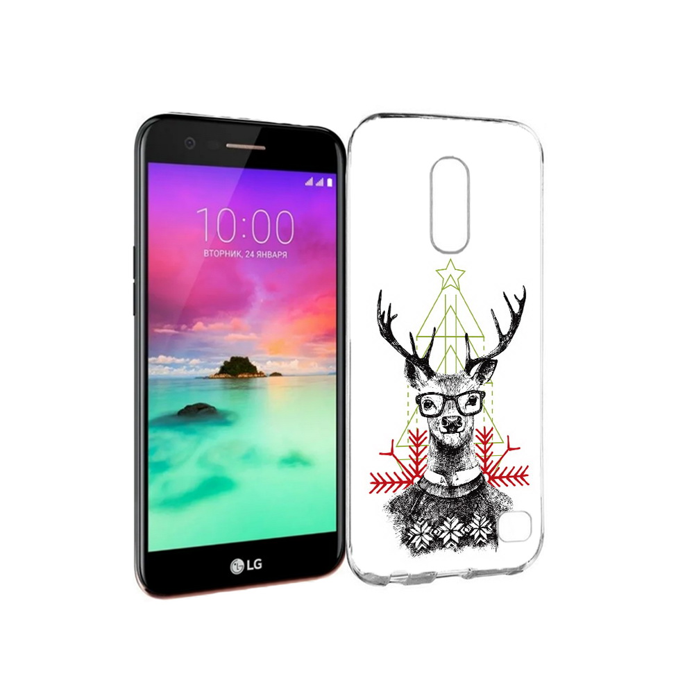 

Чехол MyPads Tocco для LG K10 (2017) умный олень (PT53386.73.652), Прозрачный, Tocco