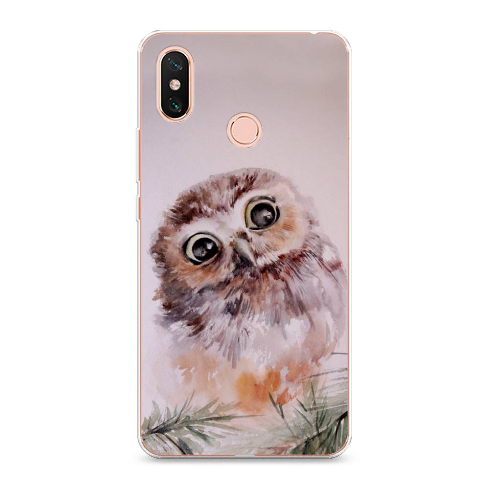

Чехол Awog на Xiaomi Mi Max 3 "Сова на розовом", Разноцветный, 34350-1